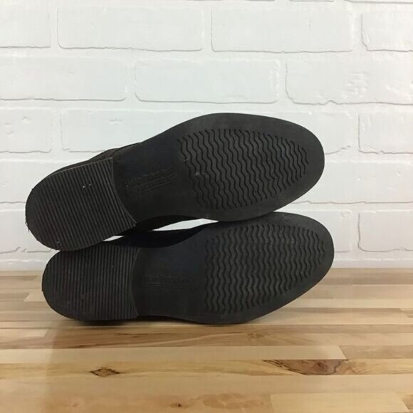 𝅺HUSH Puppies men shies maroon brown suede leather classic dress comfortable 8 - Picture 8 of 14